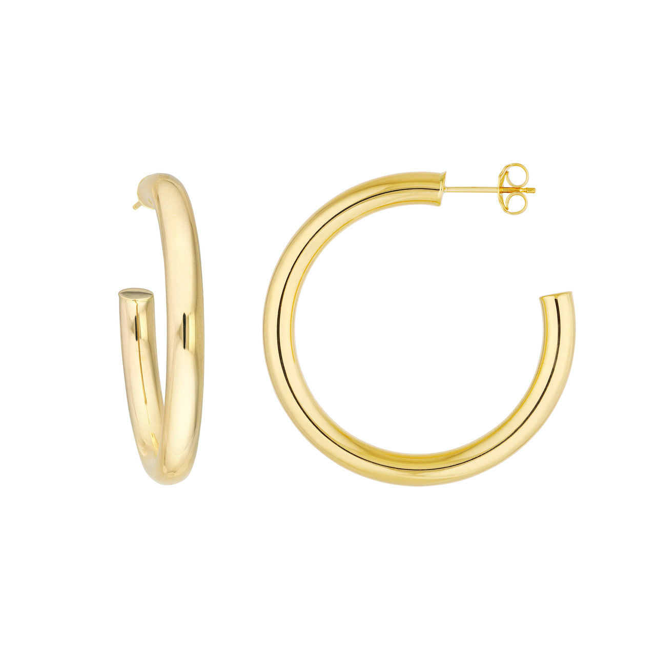 14K Yellow Gold - Medium