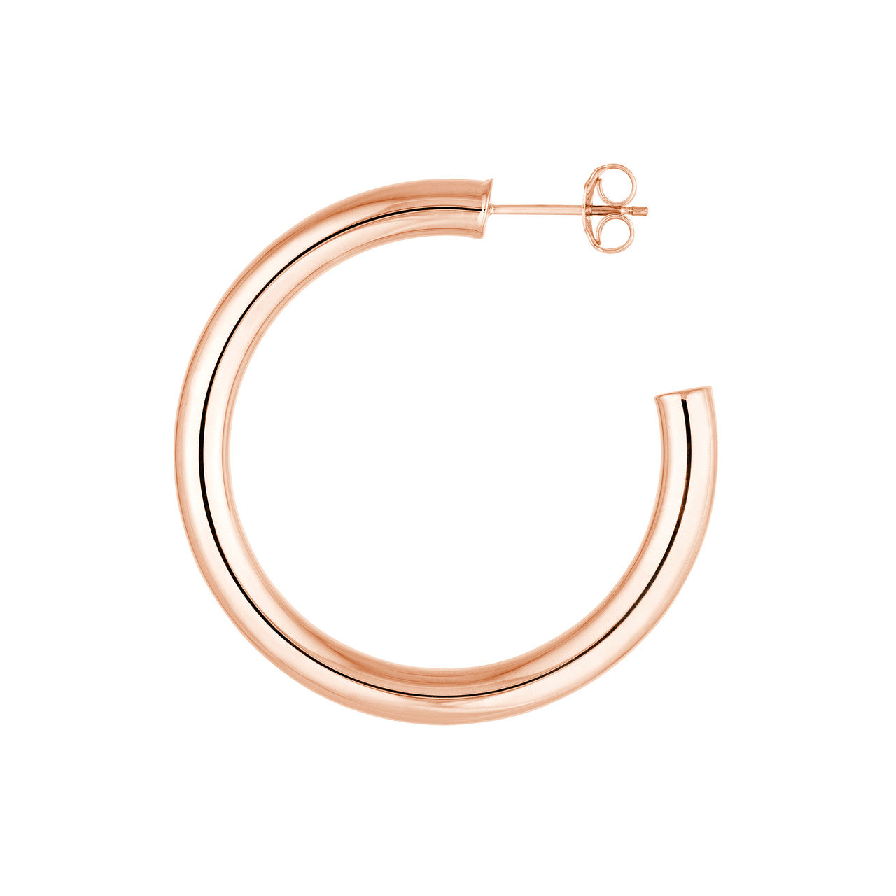 14K Rose Gold - Medium