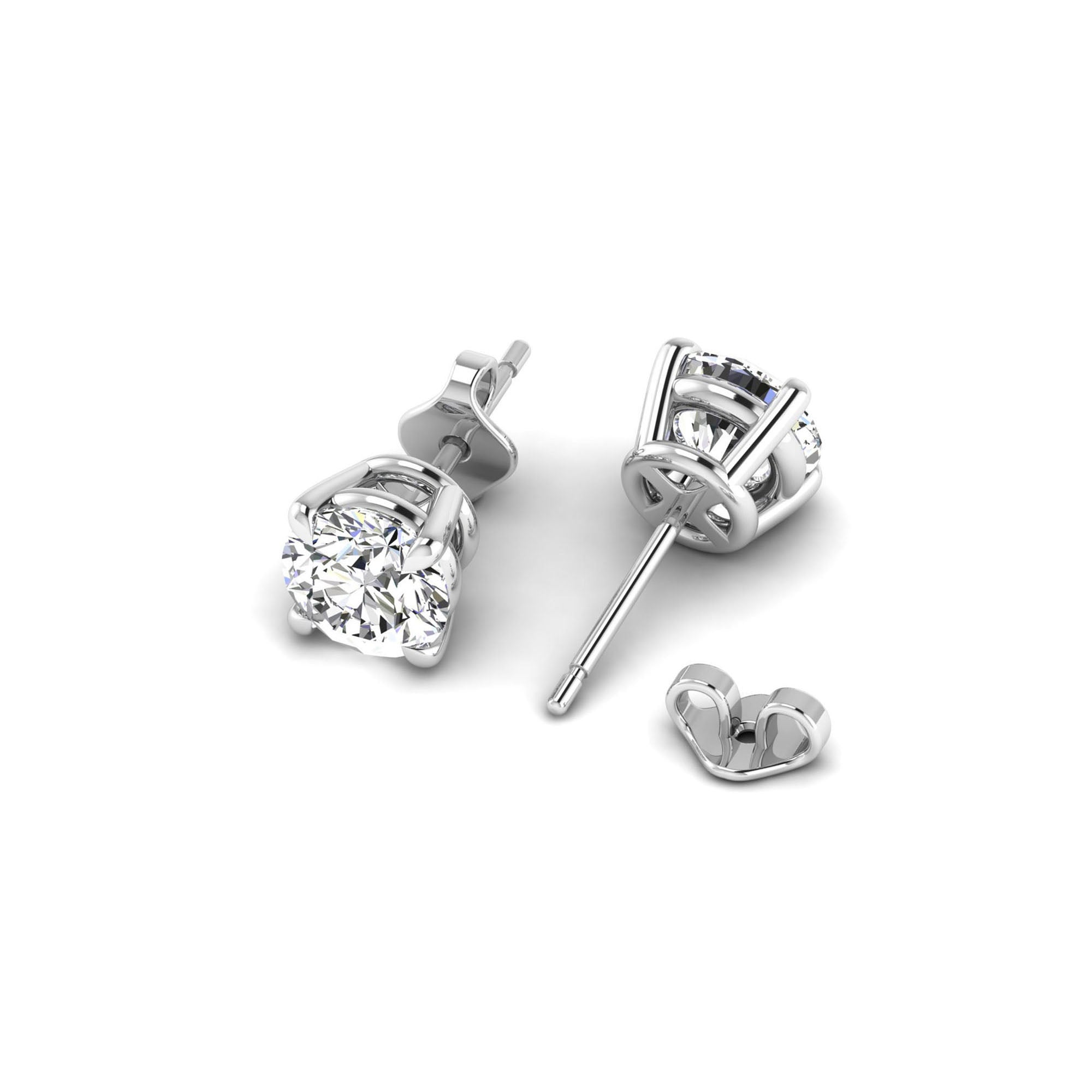 14K White Gold - 1.00