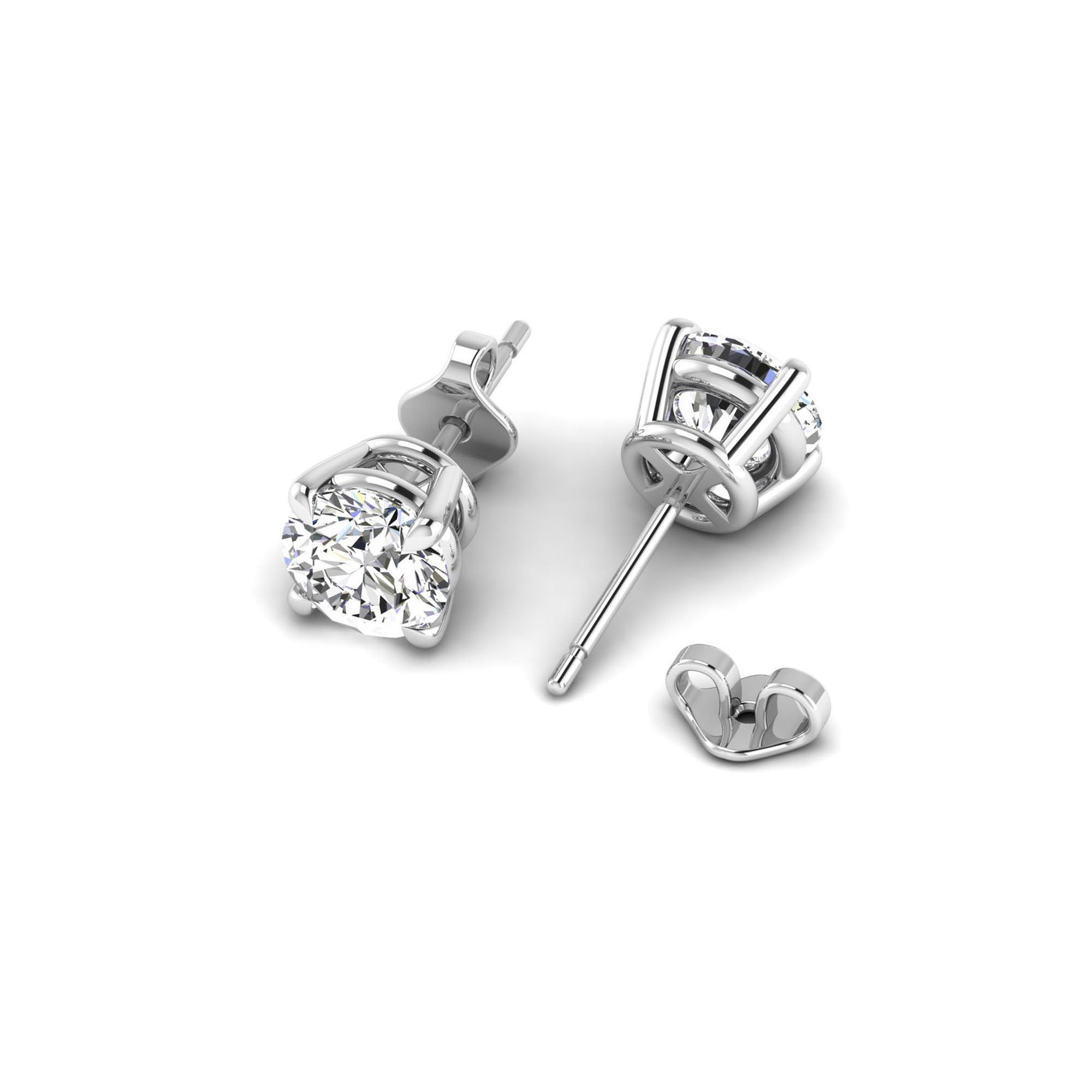 14K White Gold - 1.00