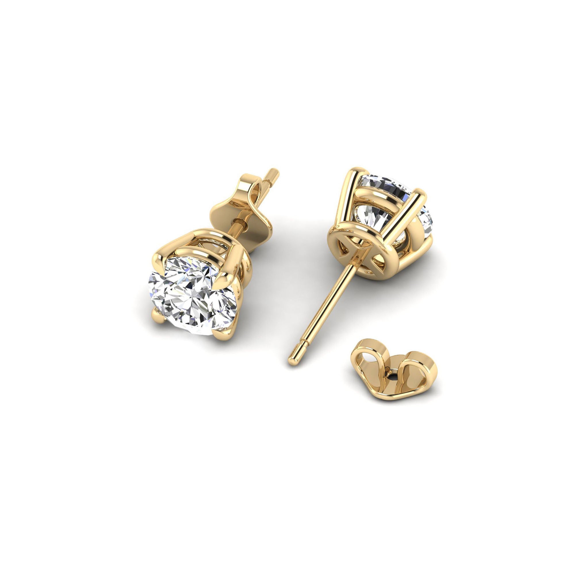 14K Yellow Gold - 1.00