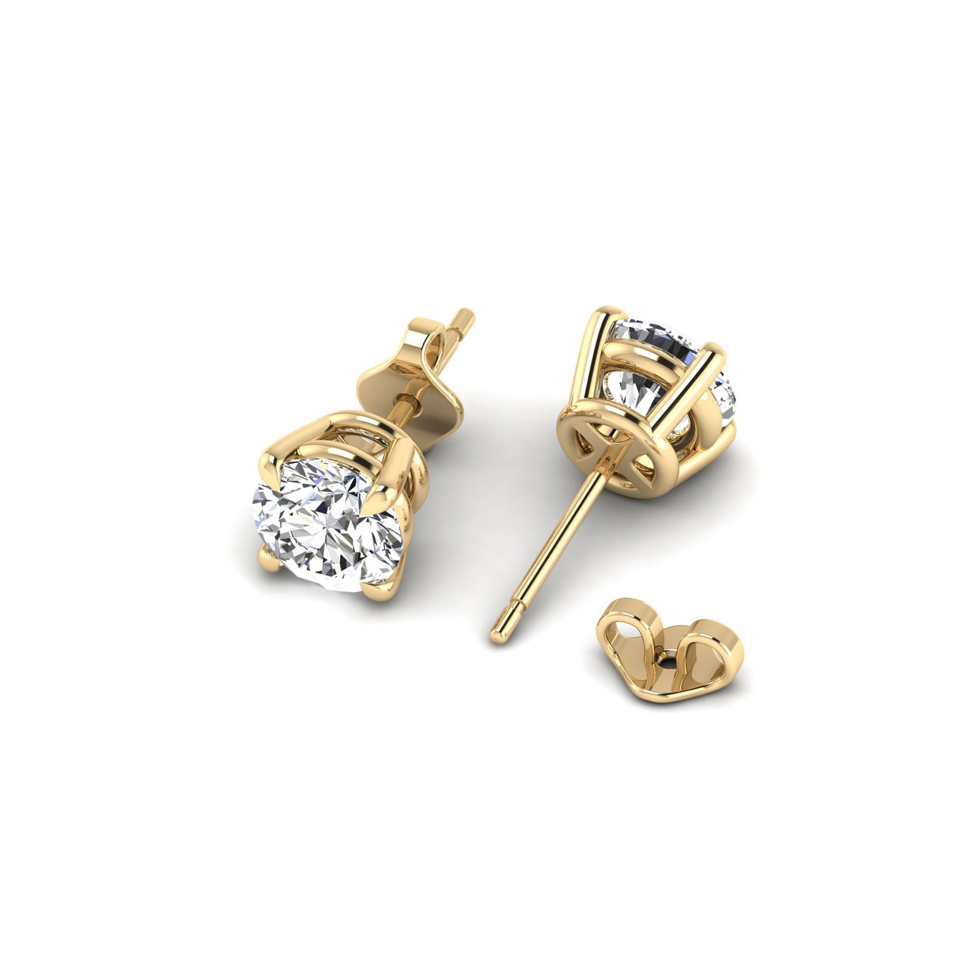 14K Yellow Gold - 1.00