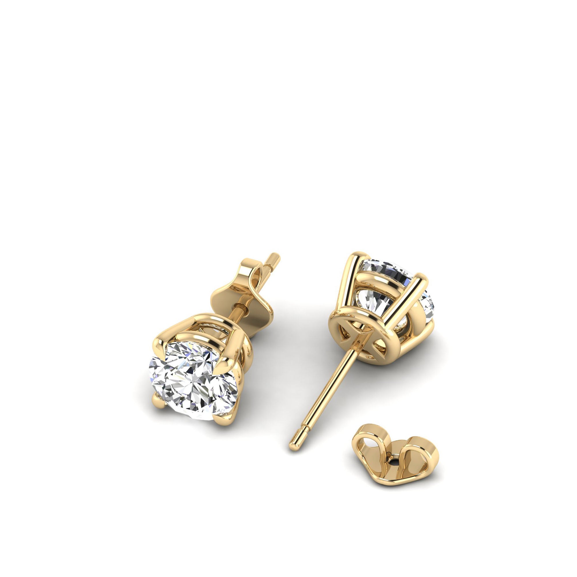 14K Yellow Gold - 1.00