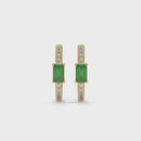 14K Yellow Gold - Emerald