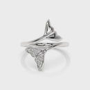 14K White Gold - Single Tail Pavé