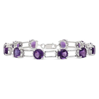 Round Amethyst Bracelet