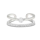 14K White Gold - 0.35