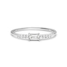 14K White Gold - 0.18
