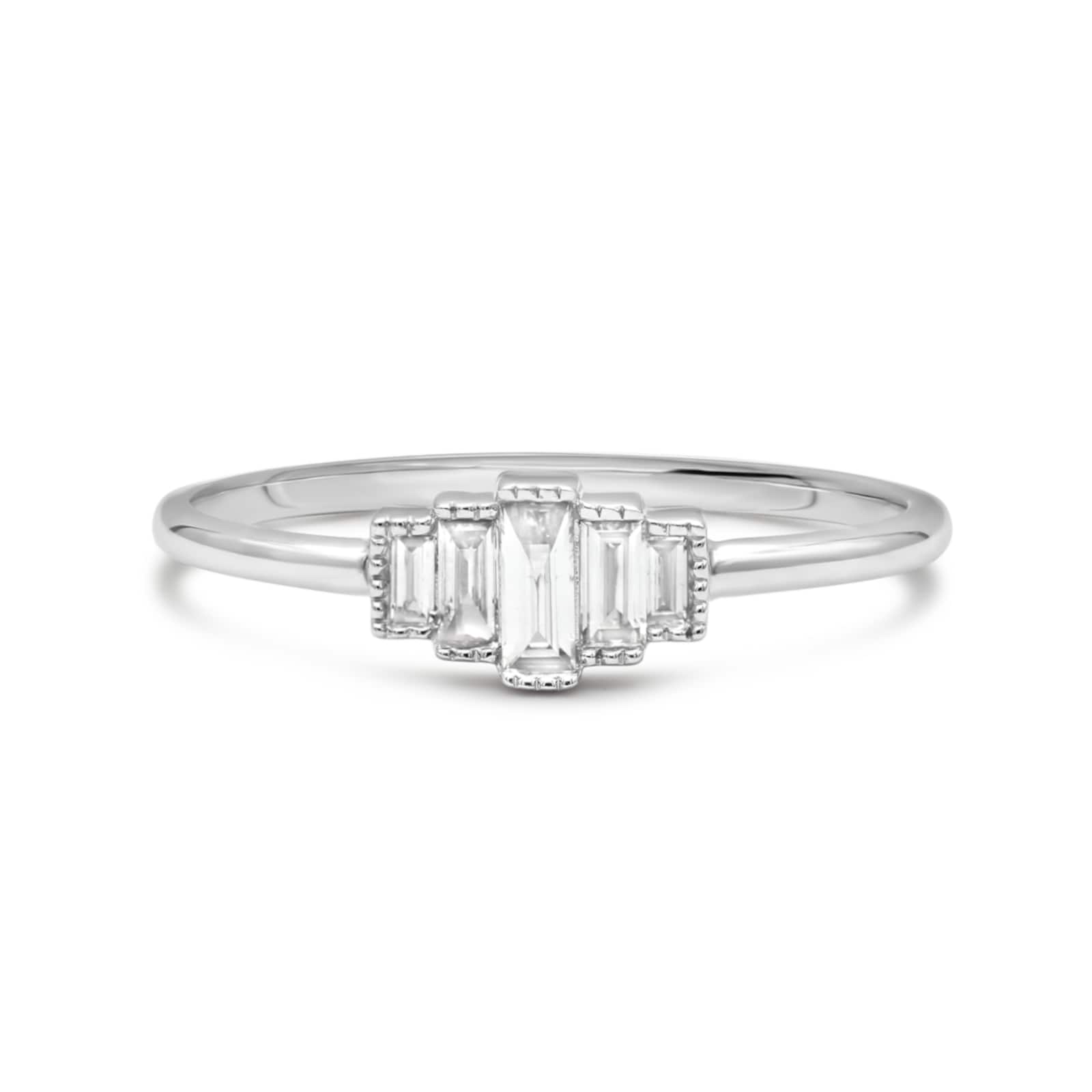14K White Gold - 0.16